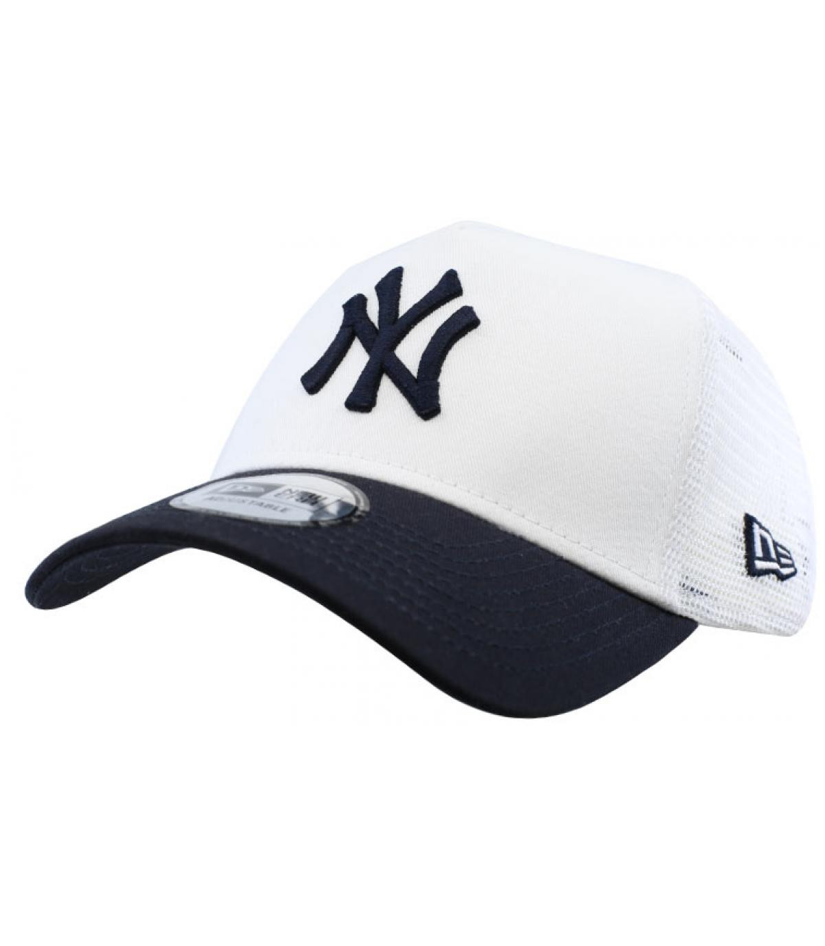 Trucker League Ess NY white navy New Era